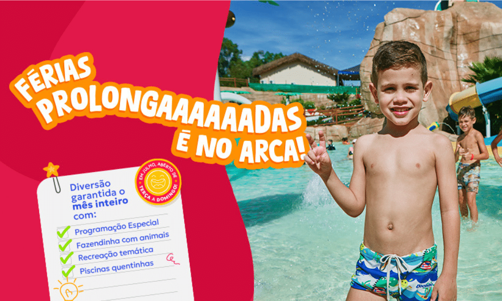 Programação de férias de julho em Goiás: Guia completo de diversão no Arca Parque | Arca Parque